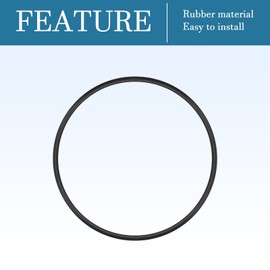 QUARKZMAN Pack of 5 Nitrile Rings Round Washer Seal 95 mm x 88.8 mm x 3.1 mm for Tap Plumber Repair Seal Connection, Black