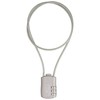 prendre PR-DB201-60-GY Wire Lock, 23.6 inches (60 cm), Dial-type, Helmet,
