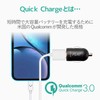 エレコム(ELECOM) シガーチャージャー/1USBポート/コンパクト/QuickCharge3.0/ブラック