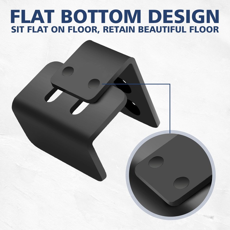 Sliding Barn Door Bottom Floor Guide, U Shape Adjustable Stay