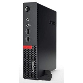Lenovo ThinkCentre M910q Tiny Desktop (Black) - Intel Quad-Core i7-6700T 2.90GHz - 16GB RAM - 256GB SSD - Win 10 Pro (Renewed)