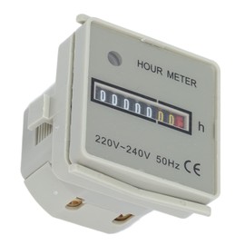 Operating Hour Meter, High Accuracy Operating Hour Counter, Portable Embedded Holder for Generators for Compressors