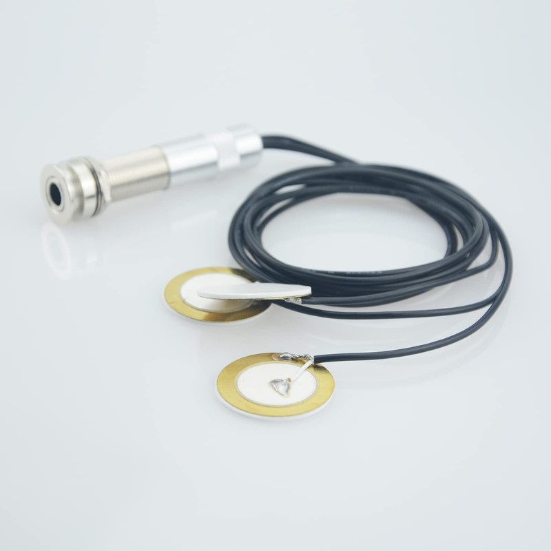 Wwomusic 70cm Acoustic Guitar Pickup Contact Piezo Transducer,3 Piezo in