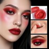 Bloody Red Cream Eyeshadow DE'LANCI- Long-Lasting Shimmer & Waterproof, Highly