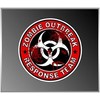 Resident Evil Zombie Outbreak Response Team Biohazard Vinyl Decal Bumper