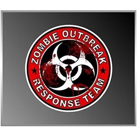 Resident Evil Zombie Outbreak Response Team Biohazard Vinyl Decal Bumper Sticker