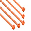 South Main Hardware 848147 8-in 100-Pack, 75-lb, Hi-Vis Orange, Standard