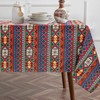 Yersion Boho Tablecloth Waterproof Bohemian Mandala Tablecloth Rectangle Ethnic Geometric