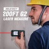 MiLESEEY G2 200FT Laser Measurement Tool with ±0.06 Inch Accuracy,