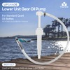 Upgrade Lower Unit Gear Oil Pump for Standard Quart Bottles,