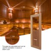 Solid Cedar Sauna Vent Panel Air Wooden Adjustable Room Ventilation