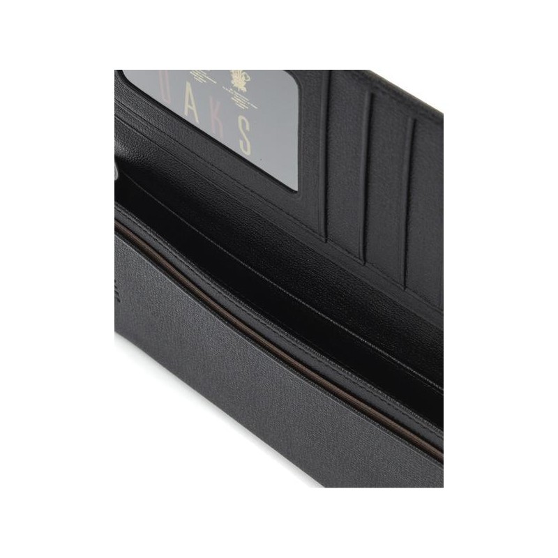 Daks (신세계강남점)FORMAL블랙 체크배색 소가죽 장지갑 DBWA1F441 (Sinsaegae Gangnam) FORMAL Black