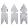 Fudeshe 3pcs/ set Screw Thread Measuring Tool, Thread Cutting Angle