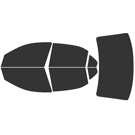 Rvinyl Window Tint Kit Compatible with Ford Fusion 2006-2012 - Complete Precut Kit - 20%