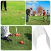 KKONHII 12 PCS Croquet Wickets Replacement Metal Croquet Hoops Galvanized