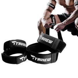 TAVIEW Occlusion Bands,4 Pack (2 Bicep Bands,2 Leg Bands), Comfortable Elastic Bands for Blood Flow Restriction Training and Fast Muscle Growth Without Lifting Heavy Weights