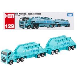 Tomica Long Type Tomica No. 129 Ube Kosan Double Trailer