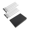 Yesmin Crocodile Clip Set Tool Model Support Base,Equipped with 10