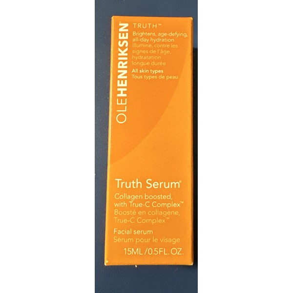Ole OleHenriksen TRUTH SERUM True-C Complex Collagen 0.5oz/15ml Travel-Size New!