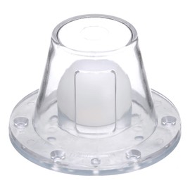 Seachoice Self-Bailing Scupper, Large, Clear, Fits 1.5-3 In. Openings