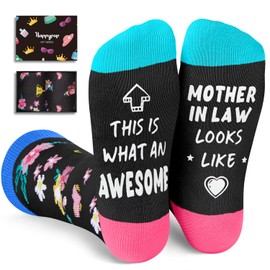 HAPPYPOP Mothers Day Gifts For Mother In Law - Mothers Day Gifts From Daughter In Law, Mother In Law Birthday Gifts, Socks Presents For Mother In Law