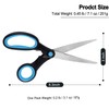 Left Handed Scissors for Adults, 8 Inch Lefty Scissors Bluk
