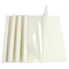 RAYSON TBC2-25-W Thermal Binding Covers, 1/16 Inch, White, Holds 15 Sheets, 25 Pack