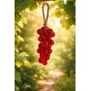 Jabón artesanal racimo de uvas rojo – Hidratante y decorativo