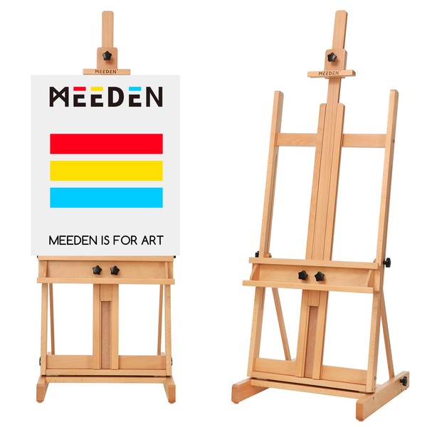 MEEDEN Large H-Frame Easel, Easel Stand for Painting, Painting Easel,