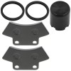 Caltric Rear Brake Caliper Piston And Pads For Polaris Magnum