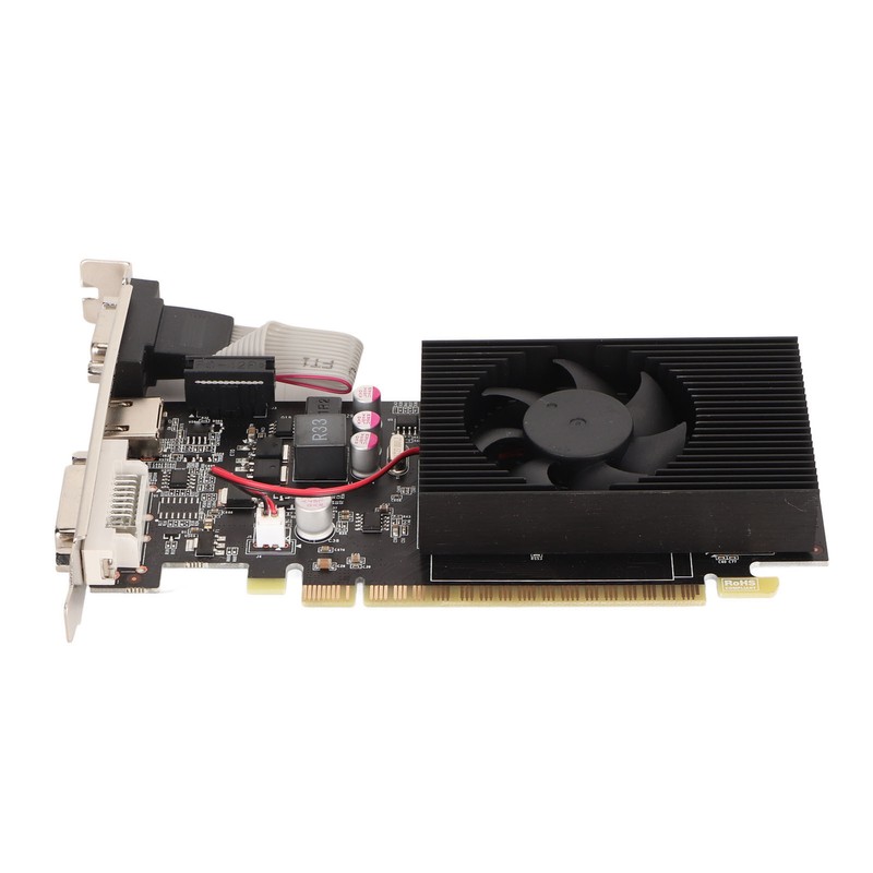 Desktop Graphics Card 4GB GDDR3 128bit 650/5000MHz Quiet Cooling Fan