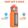 OLDLEY Insulated Kids Water Bottle 350ml/12oz Stainless Steel Metal Water