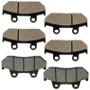 Caltric Front Rear Brake Pads for Honda GL1500 GL1500SE Interstate