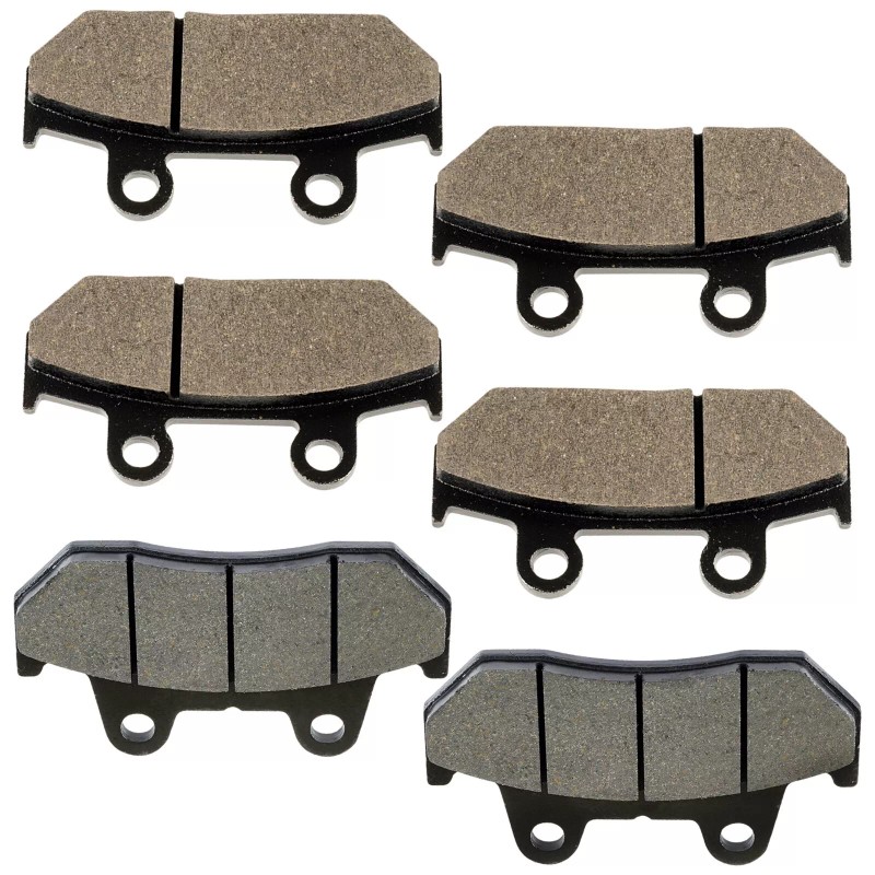 Caltric Front Rear Brake Pads for Honda GL1500 GL1500SE Interstate