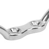 2pcs/set 6in Cleat Stainless Steel Flagpole Cleat Hook Flag Halyard