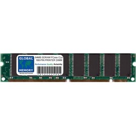 64MB 168-PIN SDRAM DIMM MEMORY RAM FOR PRINTERS (P/N Q1282A, MU-401, 11N0023, 2600634-200, 000948MIU, SHARP-64MB-D, ZMB64/A)