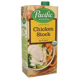 Pacific Foods Organic Chicken Culinary Stock, 32 Ounce (Pack of 12) Keto Friendly