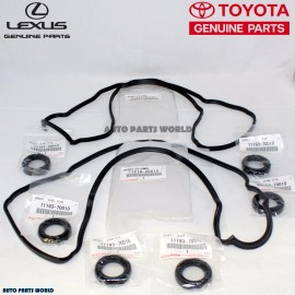 Toyota GENUINE TOYOTA CAMRY ES300 AVALON 3.0L VALVE COVER GASKET W/SPARK PLUG SEALS KIT