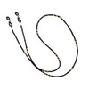 Beaupretty 2pcs Rustic Eyeglass Chain Wooden Bead Strap Retainer Strap