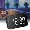 LED Digital Alarm Clock Portable Desk Clock with Snooze for