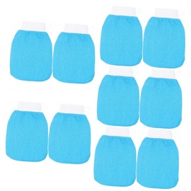 FOMIYES 10 Pcs Exfoliating Gloves Bath Cleaning Mittens Skin Cleaning Supplies Body Scrubber Gloves Cleansing Towel Exfoliating Washcloth Bath Shower Mitt Dead Skin Girl Bath Towel Rayon
