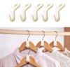 30pcs Plastic Connector Hooks Clothes Hanger, Mini Cascading Clothes Hangers