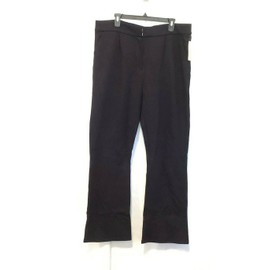 Seek No Further Womens,  Fruit of the Loom Flat Brilliant Black Bootcut Pant 2XL