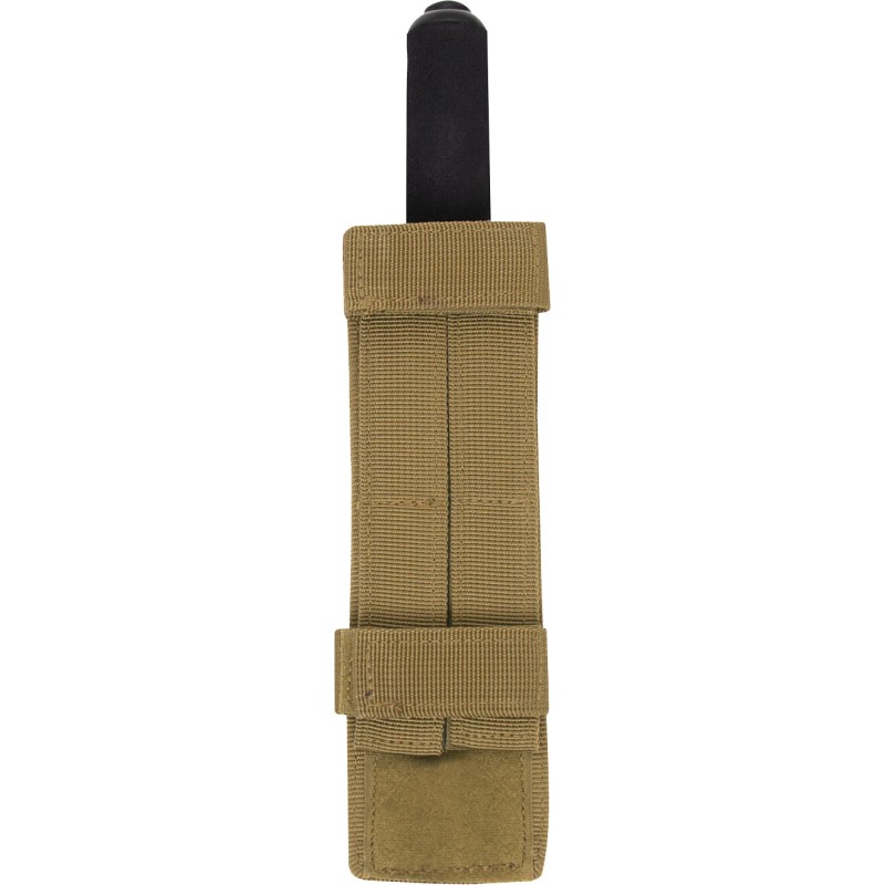 Rothco Coyote Brown Long MOLLE Holder for Baton Pouch Bottom