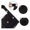 Coleta Postiza Clip swancooyu Extensiones Sintéticas Negro 55.9 cm