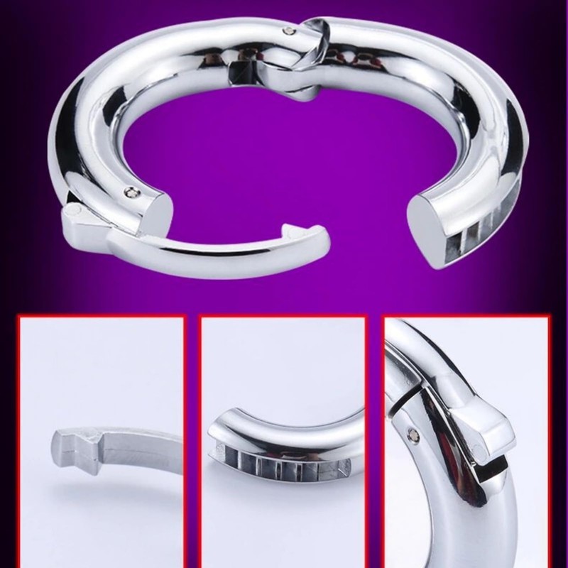Two Sizes of Metal Stainless Steel Adjustable Strength Training Rings