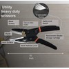 Upgraded Multipurpose Heavy Duty Scissors - Advanced All-Purpose Utility Industrial