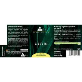 Glycine capsules according to Dr. Michalzik without additives - from BIOTIKON