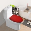 Elongated Toilet Seat a red wall Resin Toilet Seat Slow