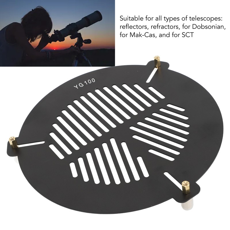 Telescope Focusing Mask Aluminum Alloy Lightweight Focusing Fishbone Plate for